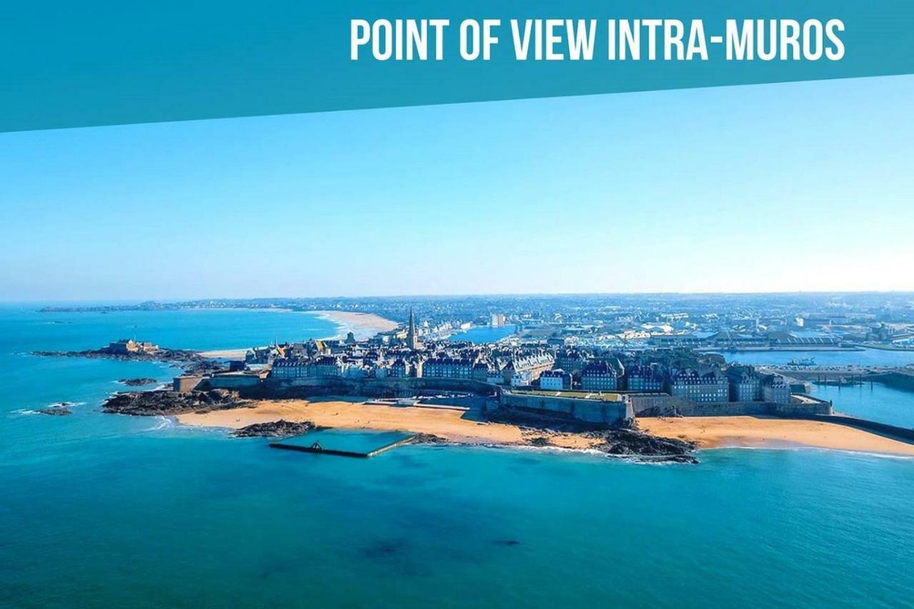 Appartement Saint Malo Vue Sur Mer Et Sur Intra Muros, Ferry, Plage Et Commerces A 50 M Exterior photo